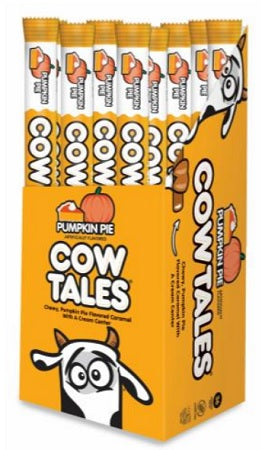 Cow Tales Pumpkin Pie candy, 1 oz individual wrapped units in retail box