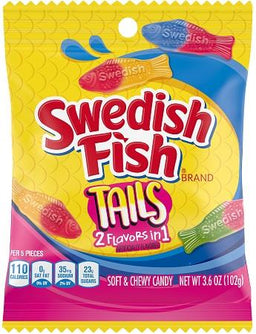 SWEDISH FISH TAILS 3.6OZ PEG Candy Convenience and Grocery Wholesale Distributor in Montreal Quebec