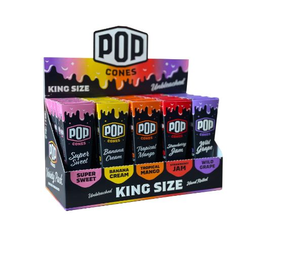 POP CONES VARIETY DISPLAY KING SIZE Smoker Accessories Wholesale Distributor in Montreal Quebec