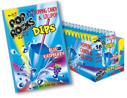 POP ROCKS *DIPS BLUE RASPBERRY Candy Convenience and Grocery Wholesale Distributor in Montreal Quebec