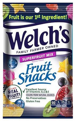 WELCHS (5OZ) SUPERFRUIT MIX Convenience and Grocery Snacks Wholesale Distributor in Montreal Quebec