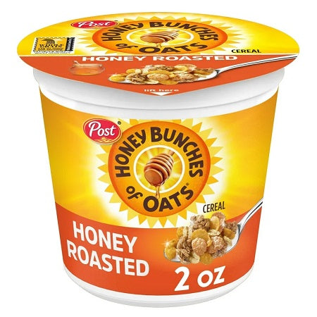 Honey Bunches of Oats Honey Roasted 2 oz cereal cup