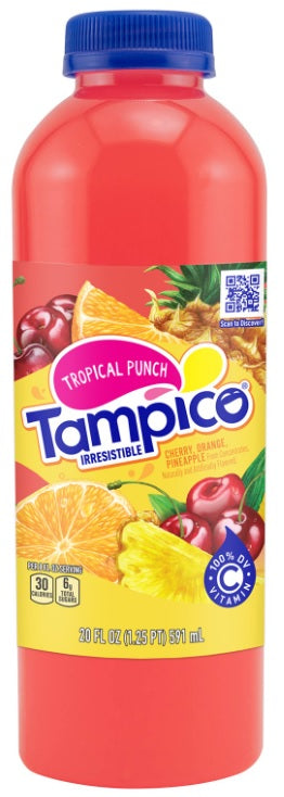 TAMPICO TROPICAL PUNCH DRINK 591 ml (Box of 24 Units)