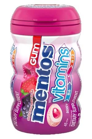 MENTOS  GUM 6CT VITAMINS BERRY 45PC Chewing Gum Convenience and Grocery Wholesale Distributor in Montreal Quebec