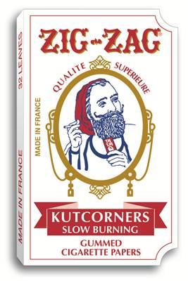 ZIG ZAG  KUTCORNERS RED  PAPER Smoker Accessories Wholesale Distributor in Montreal Quebec
