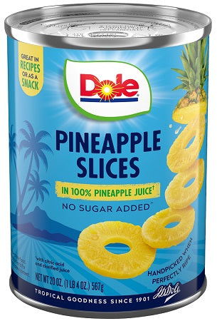 DOLE PINEAPPLE SLICES (JUICE) Canned Grocery Products from Wholesale Distributor in Montreal Quebec