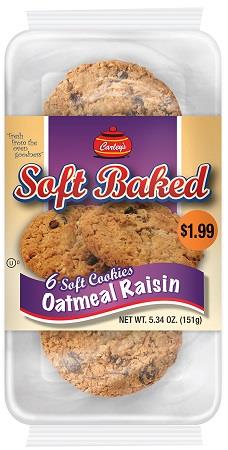 CARLEY'S 1.99 SOFT OATMEAL RAISIN Convenience and Grocery Snacks Wholesale Distributor in Montreal Quebec
