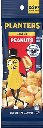 PLANTERS PEANUTS SALTED TUBE 2/$1.09 Convenience and Grocery Snacks Wholesale Distributor in Montreal Quebec