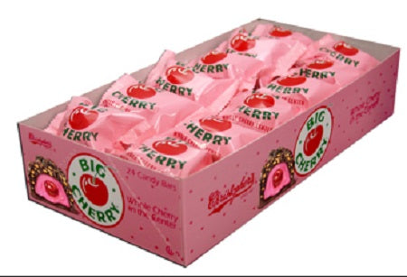 Christopher's Big Cherry 1.75 oz chocolate bar, front packaging view