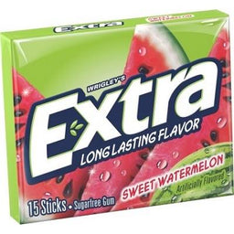 EXTRA PTY PK SWEET WATERMELON Chewing Gum Convenience and Grocery Wholesale Distributor in Montreal Quebec