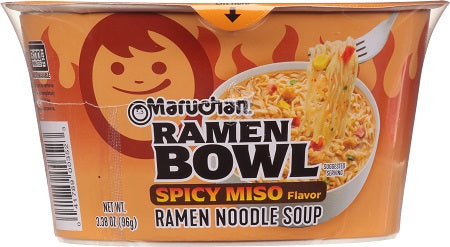 MARUCHAN BOWL SPICY MISO Ramen Noodles Wholesale Distributor in Montreal Quebec