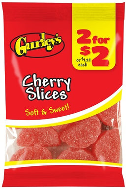 GURLEY'S 2/$2 CHERRY SLICES Candy Convenience and Grocery Wholesale Distributor in Montreal Quebec