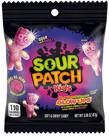 SOUR PATCH KIDS GLOW UPS 3.08OZ PEG Candy Convenience and Grocery Wholesale Distributor in Montreal Quebec