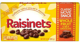 RAISINETS  BOX-3.5OZ Chocolate Convenience and Grocery Wholesale Distributor in Montreal Quebec