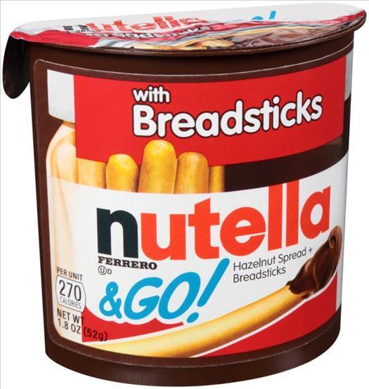 NUTELLA & GO (BREADSTICK) Convenience and Grocery Snacks Wholesale Distributor in Montreal Quebec