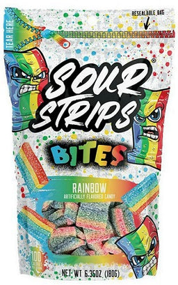SOUR STRIPS BITES PEG BAG RAINBOW Candy Convenience and Grocery Wholesale Distributor in Montreal Quebec