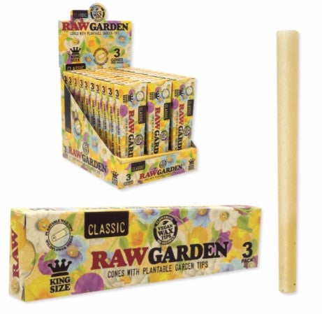 RAW GARDEN CONE KING SIZE (3PK) Smoker Accessories Wholesale Distributor in Montreal Quebec