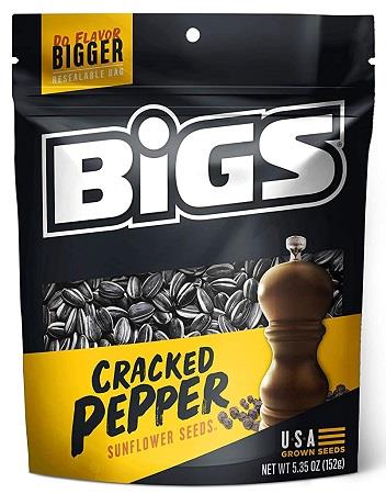 BIGS SEEDS CRACKED PEPPER Convenience and Grocery Snacks Wholesale Distributor in Montreal Quebec
