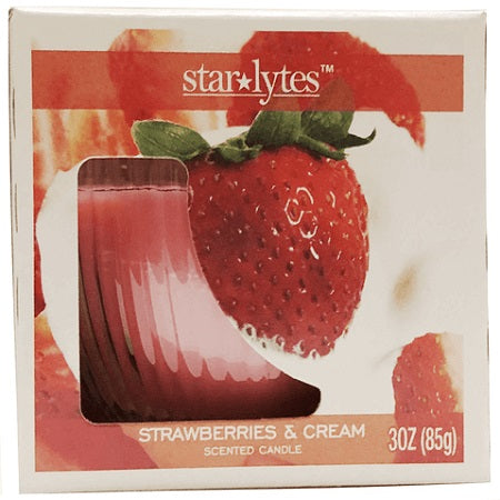 STAR LYTES CANDLE STRAWBERRY&CREAM Household Products Wholesale Distributor in Montreal Quebec