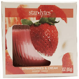 STAR LYTES CANDLE STRAWBERRY&CREAM Household Products Wholesale Distributor in Montreal Quebec