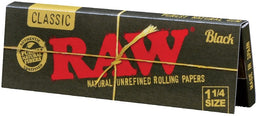 RAW  PAPER BLACK 1 1/4 Smoker Accessories Wholesale Distributor in Montreal Quebec