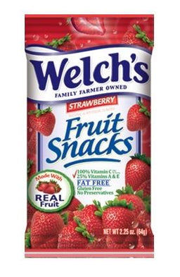 WELCHS STRAWBERRY FRUIT SNACKS Convenience and Grocery Snacks Wholesale Distributor in Montreal Quebec
