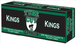 GAMBLER TUBE CUT TUBE*MENTHOL KING 200CT Smoker Accessories Wholesale Distributor in Montreal Quebec