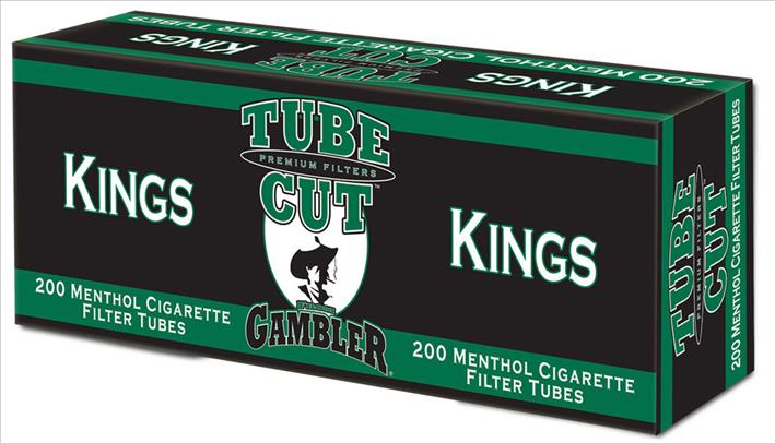 GAMBLER TUBE CUT TUBE*MENTHOL KING 200CT Smoker Accessories Wholesale Distributor in Montreal Quebec