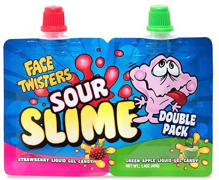 FACE TWISTERS SOUR SLIME Novelty Candy Convenience and Grocery Wholesale Distributor in Montreal Quebec