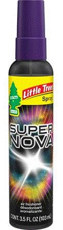 Car Fresh Spray Supernova 3.5 oz air freshener cans in retail packaging