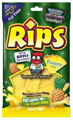 RIPS BITES  PINEAPPLE BAG  -4OZ Candy Convenience and Grocery Wholesale Distributor in Montreal Quebec