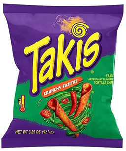 TAKIS CRUNCHY FAJITAS (3.25OZ) Hispanic Grocery Products Wholesale Distributor in Montreal Quebec