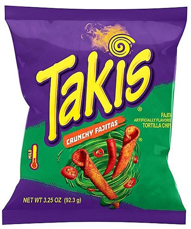 TAKIS CRUNCHY FAJITAS (3.25OZ) Hispanic Grocery Products Wholesale Distributor in Montreal Quebec