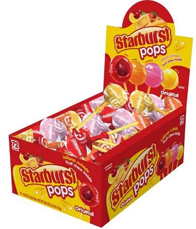 STARBURST POPS ORIGINAL .35 Candy Convenience and Grocery Wholesale Distributor in Montreal Quebec