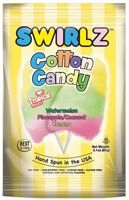 COTTON CANDY SWIRLZ TROPICAL Candy Convenience and Grocery Wholesale Distributor in Montreal Quebec