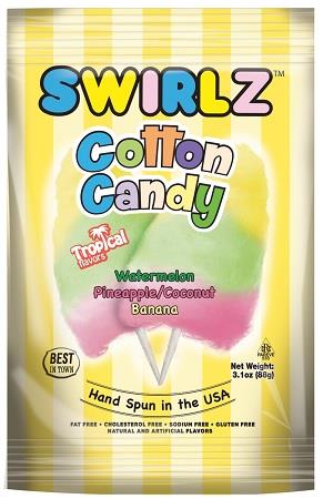 COTTON CANDY SWIRLZ TROPICAL Candy Convenience and Grocery Wholesale Distributor in Montreal Quebec