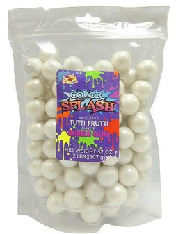 COLOR SPLASH GUMBALLS WHITE PEARL Chewing Gum Convenience and Grocery Wholesale Distributor in Montreal Quebec