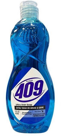 409 Ultra Dish Liquid Oxy 15 oz bottle, pack of 12