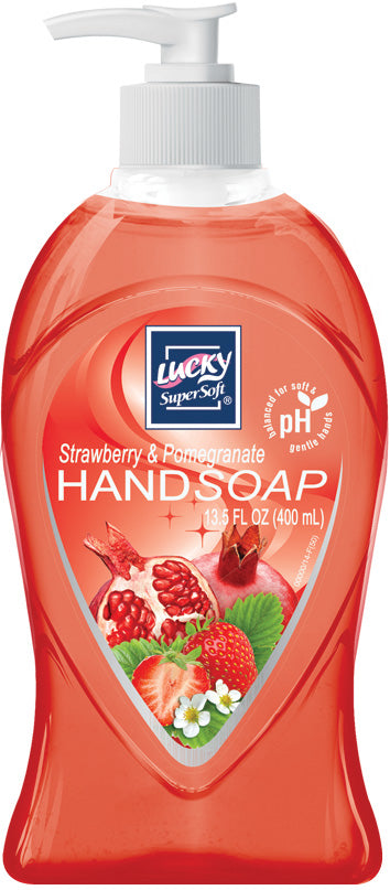 LUCKY LIQ.SOAP STRAWBERRY POMEGRANATEPersonal Care Products Wholesale Distributor in Montreal Quebec