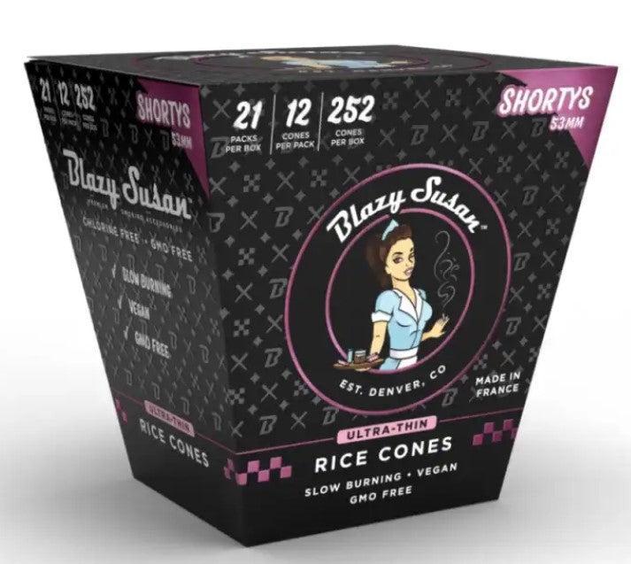 BLAZY SUSAN ULTRA THIN SHORTYS 12PK Smoker Accessories Wholesale Distributor in Montreal Quebec