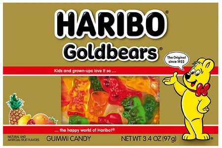 HARIBO BOX GOLDBEARS 3.4OZ Candy Convenience and Grocery Wholesale Distributor in Montreal Quebec