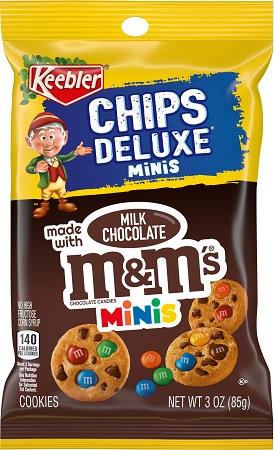 KEEBLER CHIPS DELUXE M&M MINIS Convenience and Grocery Snacks Wholesale Distributor in Montreal Quebec