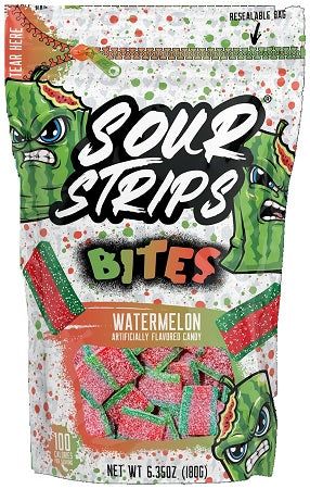 SOUR STRIPS BITES PEG BAG WATERMELON Candy Convenience and Grocery Wholesale Distributor in Montreal Quebec