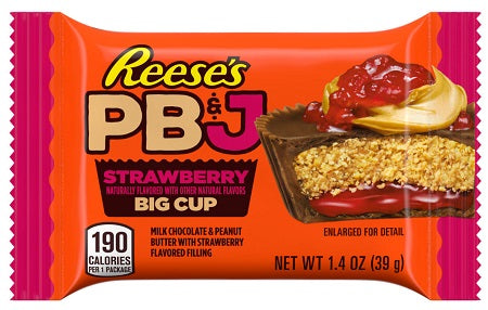 REESE'S BIG CUP PB&J STRAW (REG) Chocolate Convenience and Grocery Wholesale Distributor in Montreal Quebec