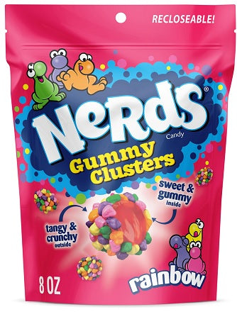 Nerds Gummy Cluster Rainbow 8 oz box, pack of 6