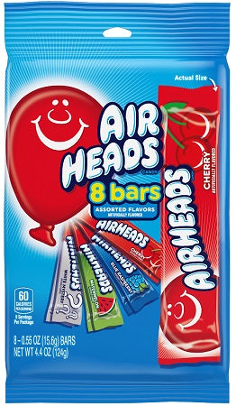 AIRHEADS ASST. 8 BARS PEG 4.4OZ Candy Convenience and Grocery Wholesale Distributor in Montreal Quebec