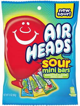 AIRHEADS SOUR MINI BARS PEG 3OZ Candy Convenience and Grocery Wholesale Distributor in Montreal Quebec