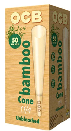 OCB BAMBOO CONE 1 1/4 *50CT* Smoker Accessories Wholesale Distributor in Montreal Quebec