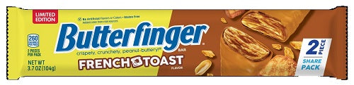 Butterfinger French Toast king-size chocolate bar, 3.7 oz wrapper