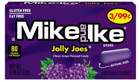 MIKE&IKE 3/.99 JOLLY JOES Candy Convenience and Grocery Wholesale Distributor in Montreal Quebec